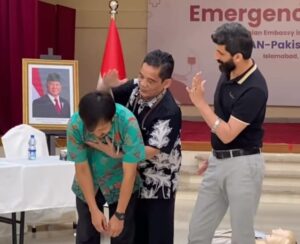 Pelatihan Tanggap Darurat KBRI Islamabad dan Palang Merah Pakistan 2026