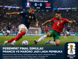 Momen Terbaru Piala Dunia 2026: Delapan Tim Berebut Tiket Semifinal, Prancis Tantang Maroko